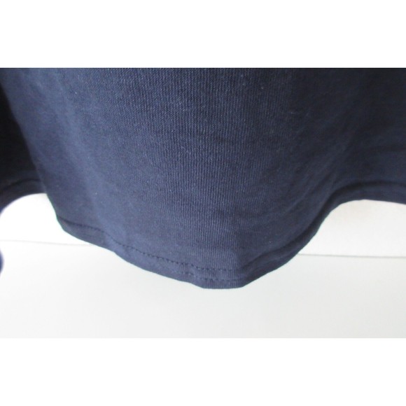 NWOT Dom Adults Shirt Size 3XL Blue No Bad Vibes Graphic Short Sleeves Crew Neck - Picture 6 of 8